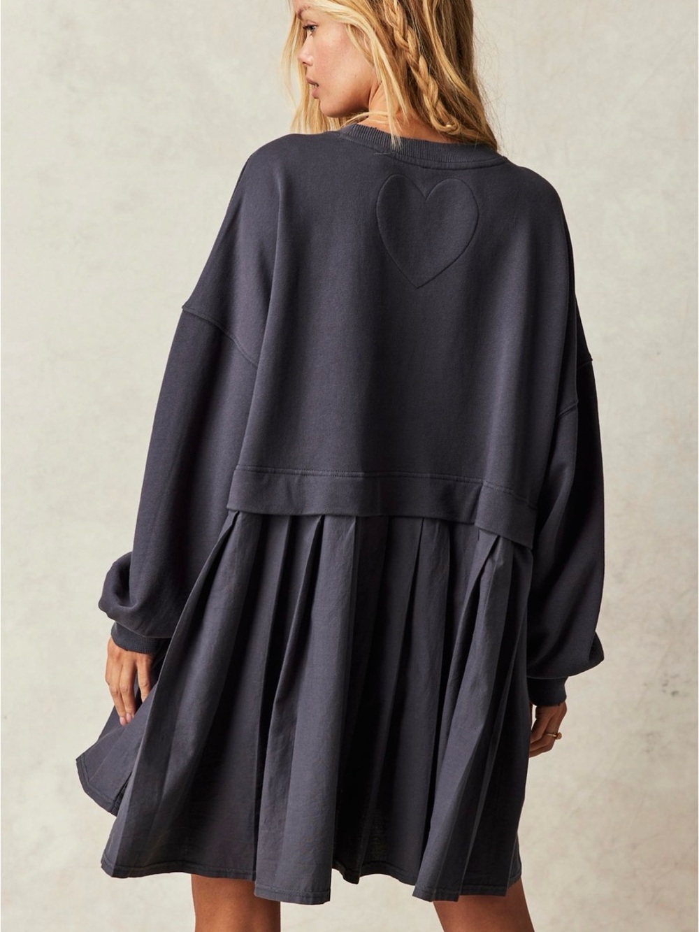 Free People Eleanor Sweatshirt Dress - Picture 2 of 5